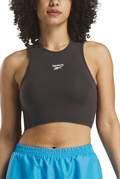 Reebok ANGEL COTTON BRALETTE Черно дамско спортно горнище