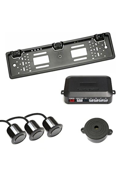 Electro AG Suport pentru plăcuță de înmatriculare auto cu set de senzori de p...