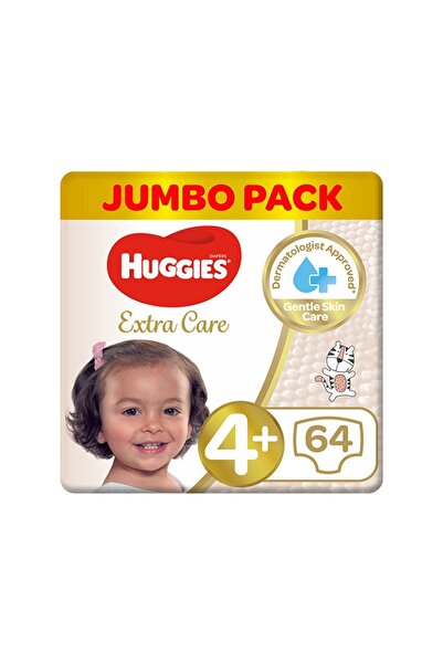 Huggies Huggies Extra Care Diapers, 10-16 kg, 64 Diapers