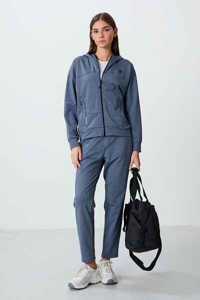 RAPAPA Hooded Hidden Pocket Detailed Standard Fit Women's Tracksuit Set - 95306