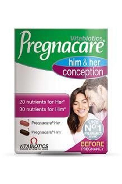 Vitabiotics Pregnacare Him & Her Conception Tablet 20 For Her + 30 For Him