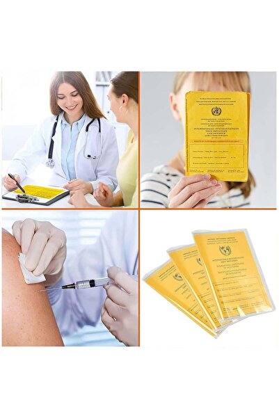 Gmili Set de 4 coperți transparente pentru pașaport/carte de pașaport, PVC, 9,3 x 13 cm