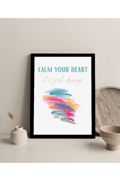 Harikabirev Tablou MDF cu aspect fără cadru (scris boem) 5 | ÇTKMDF