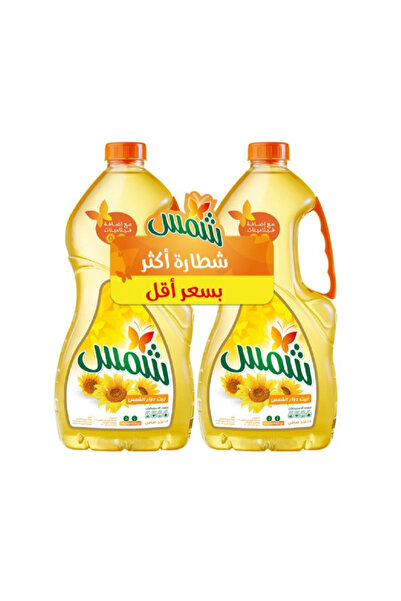 SHAMS زيت دوار الشمس النقي، 1.5 لتر × 2