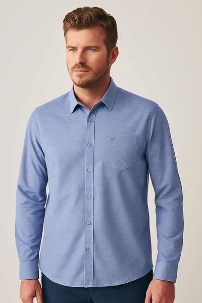 ModaPlaza Men's Classic U.Sleeve Shirt