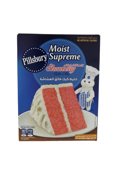 Pillsbury مزيج كيك الفراولة الفاخر، 350 غرام
