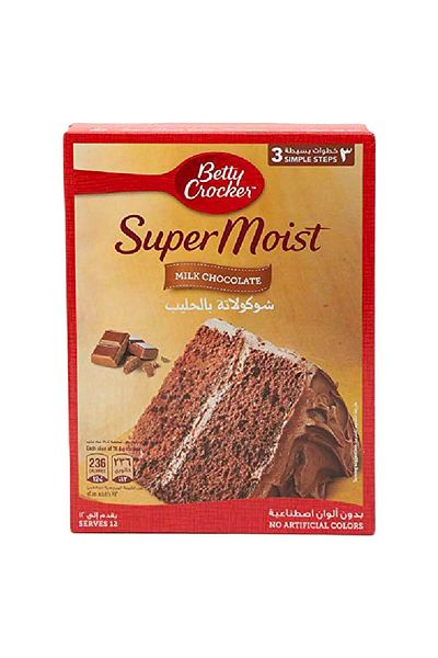 BETTY CROCKER Super Moist Milk Chocolate Cake Mix, 430 g