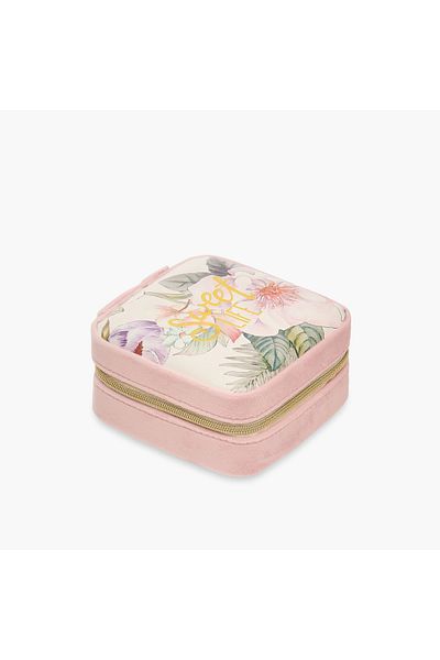 Lifestyle Sweet Life Floral Print Jewellery Organiser - 10x10x5 cms