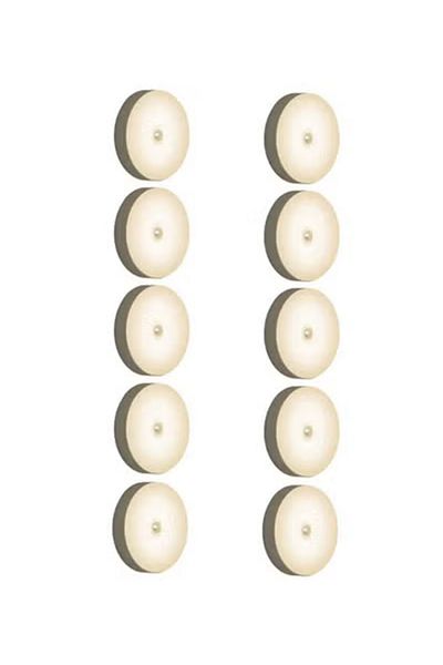 Taimi Pack Of 10 LED Night Light Warm yellow