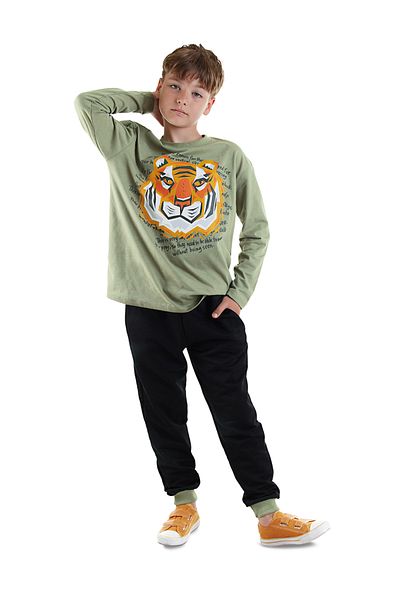 Denokids Kaplan Boy's T-Shirt Pants Set