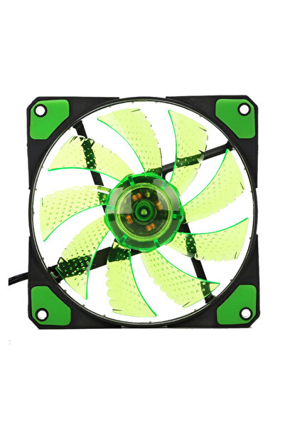 Choice4 Fixed Color white green 120mm LED Ultra Silent Computer PC Case Fan 1...