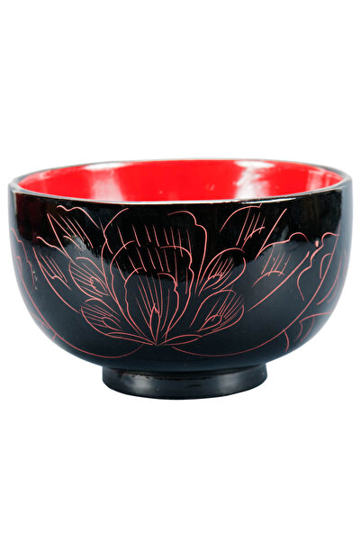 OEM Gemma wooden bowl 11X7 cm, black