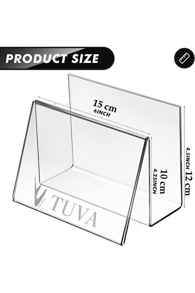 TUVA REKLAM TUVA - Modern Yeni Nesil Pleksi Yatay Fotoğraflık Afişlik Sunum Stand Menü Broşürlük | Ev Ofis