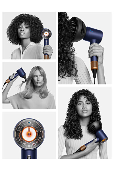 DYSON Supersonic Nural™ saç kurutma makinesi (Prusya mavisi/Parlak bakır)