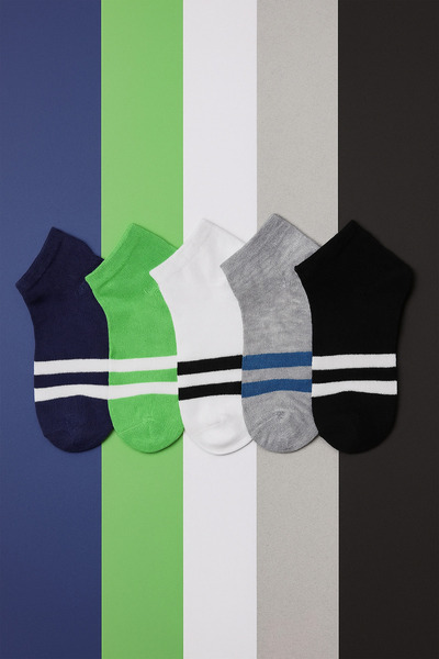 BONY SOCKS 5-пакетни чорапи за момчета, многоцветни