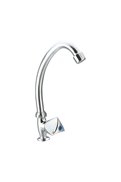 flores Cold water mixer, for kitchen, single lever, chrome, spout 185 mm