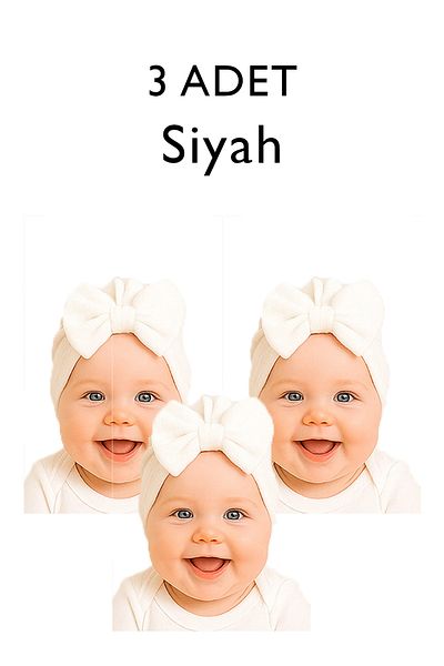 Sitilin Baby Double Layer Bowknot Bonnet 100% Cotton, Newborn and 0–12 Months Compatible Skin Friendly Stl7077