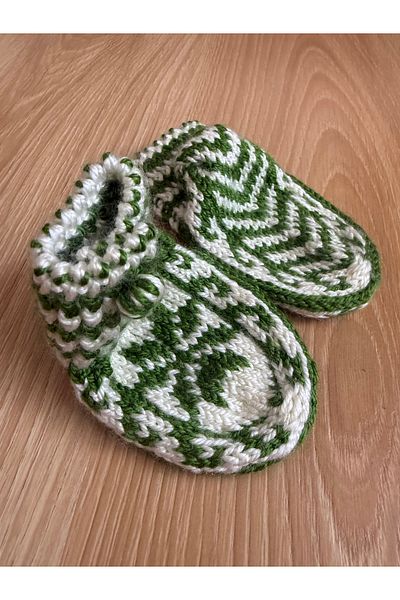 Hena Store Hand Knitted Children's Booties