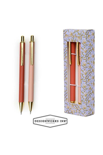 designworks ink Rosewood and Blush İkili Mekanik Uçlu Kalem Seti