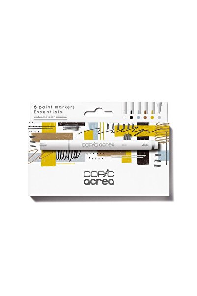 Copic Acrea Paint Marker Set of 6 Essentials Colors