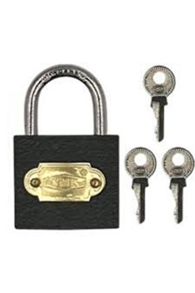 ÇEÇEN HOME (1 قطعة) قفل، قفل حديدي رمادي