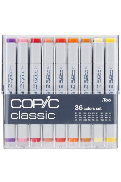 Copic Basic Double Ended 36 Piece Drawing Pencil Set C