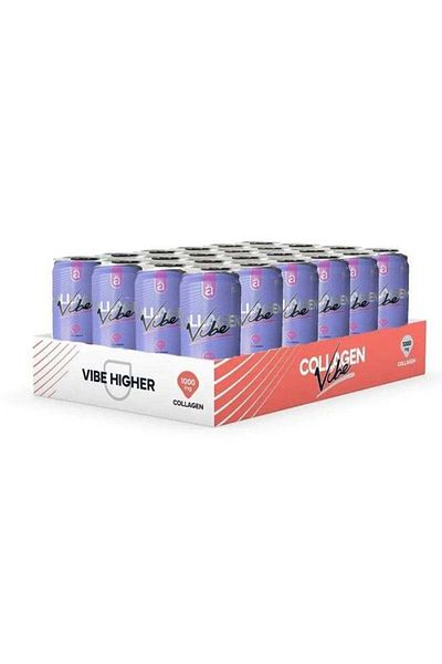 Nano Supps Collagen Vibe 330ml – Vimberry Flavor – Pack of 24