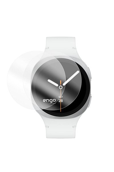 Engo Samsung Galaxy Watch 8 40 mm Screen Protector Tpu Transparent 2-Pack