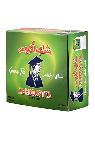 AL-KBOUS شاي الكبوس الأخضر، 100 كيس