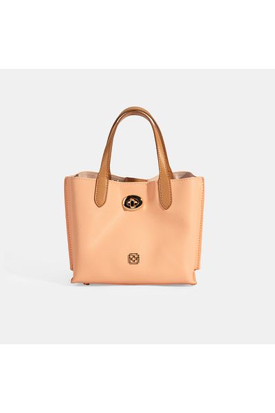 Desa Women's Orange Shoulder Strap Mini Handbag