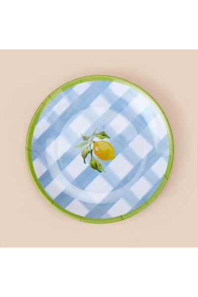 Evidea Kitchen Lemon Pasta Tabağı - Renkli - 19 cm