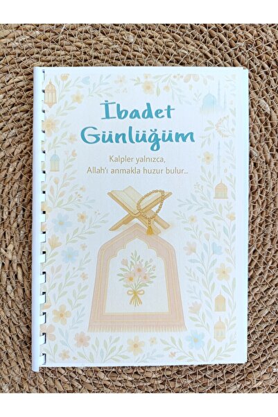 Merve ÖZTÜRK İslami Planlayıcı İbadet Takip Defteri 40 gün zincir kırma ibade...