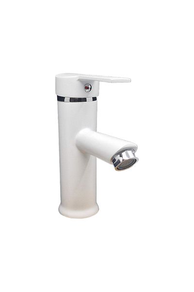 flores Sink mixer, tall, white, H 170 mm