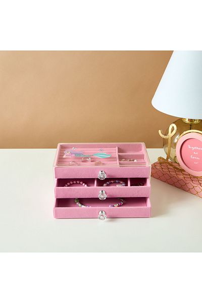 Lifestyle Mermaid 3-Compartment Jewellery Organiser - 24x14x11cms