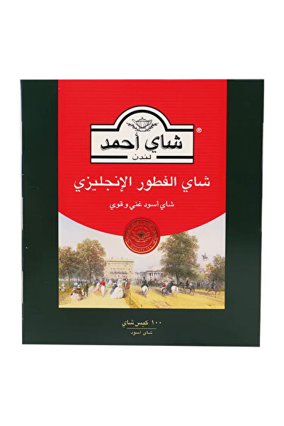 Ahmad Tea إفطار إنجليزي، 100 كيس