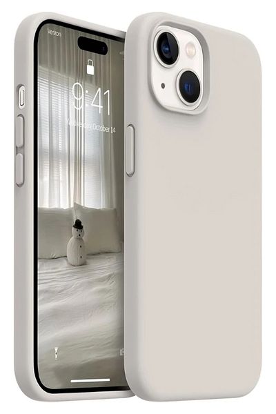 landscapecase iPhone 15 Case Velvet Launch Soft Soft Liquid Silicone Camera Protected Cover