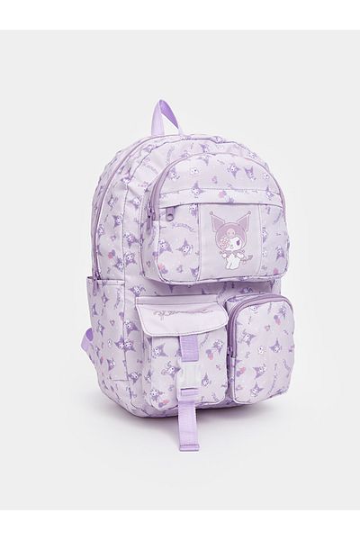 LC Waikiki Lilac Kuromi Printed Girl's Backpack