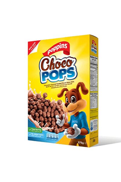 Poppins حبوب بنكهة الشوكولاتة من شوكو بوبس، 375 غرام