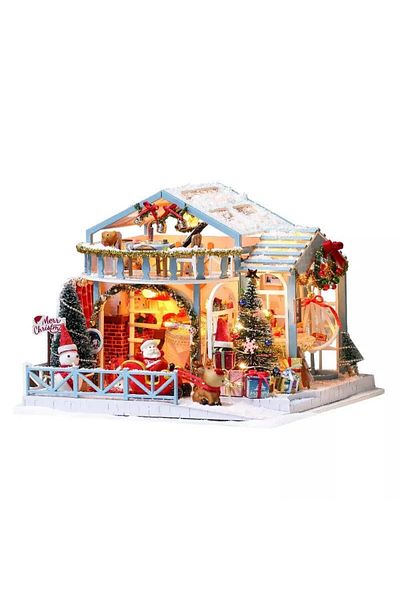 OEM Joc interactiv, educational, macheta, casa de asamblat, miniatura, Poveste de Craciun, DIY