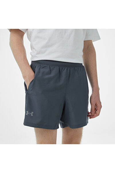 Under Armour Launch 5 Erkek Gri Koşu Şortu