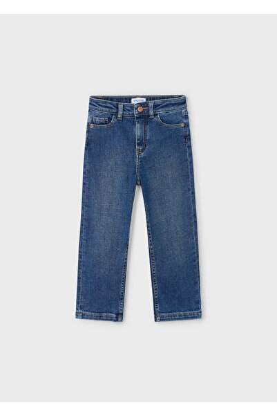 MAYORAL Дънки с широки крачоли за момичета, тъмносини