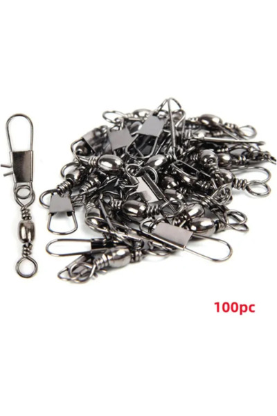 Choice 4 موصلات 02 100 قطعة 4 مقاسات 100 قطعة/الحزمة موصلات صيد دوارة دبوس مح...