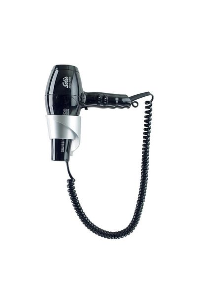 SOLİS Wall-mounted hair dryer, Solis, Swiss Perfection Wall Mounted, 1800 W, black