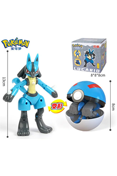 Choice16 لوكاريو الأصلي، بوكيمون، كرة الجان، ألعاب، مجسمات، نموذج، بيكاتشو، غ...