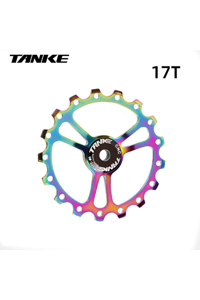 Choice ملون 17T 1 قطعة TANKE دراجة جبلية خلفي Derailleur عجلة جوكي بكرة محمل سيراميك AL7075 CNC R