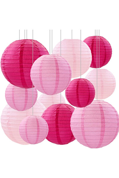 Choice أخرى 12 قطعة 12 قطعة من الفوانيس الورقية لتزيين الحفلات، حفل تخرج غسل ...