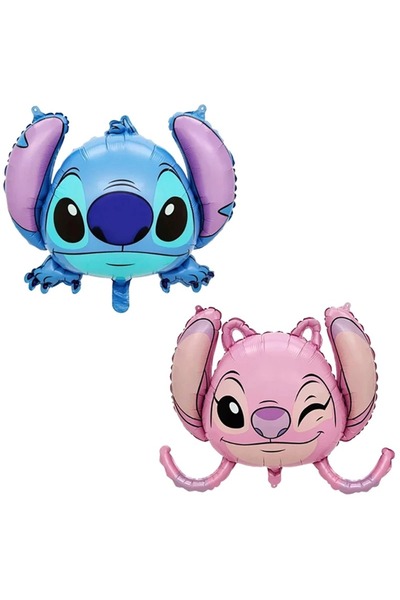 Choice كما في الصورة مزيج - 2 قطعة 1/4 قطعة مجموعة بالونات ليلو وستيتش ستيتش ...