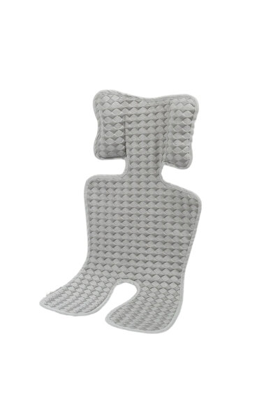 Choice1 وسادة تبريد لعربة الأطفال الصيفية، قطعة واحدة رمادية اللون، وسادة مري...