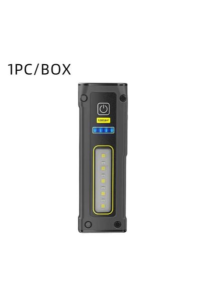 Choice STD01 Black Super Bright LED NEW Design Source Work Lamp with Magnet Alarm SOS Key Chain Power Bank