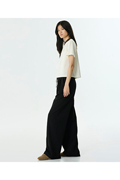 Twist İNCE KORDONLU PİLELİ PANTOLON